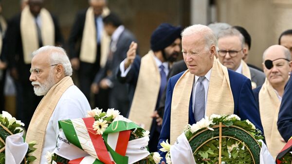 Президент США Джо Байден на саммите G20 в Индии