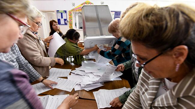 Подсчет голосов на выборах в единый день голосования