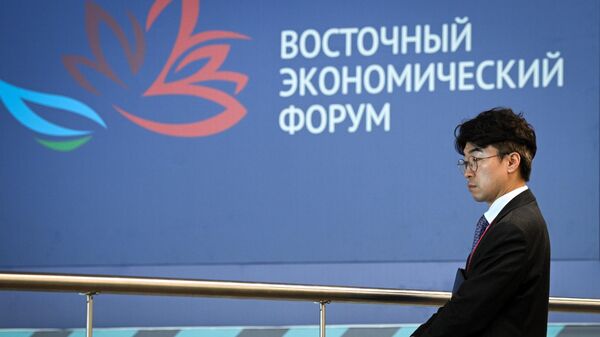 Участник Восточного экономического форума во Владивостоке