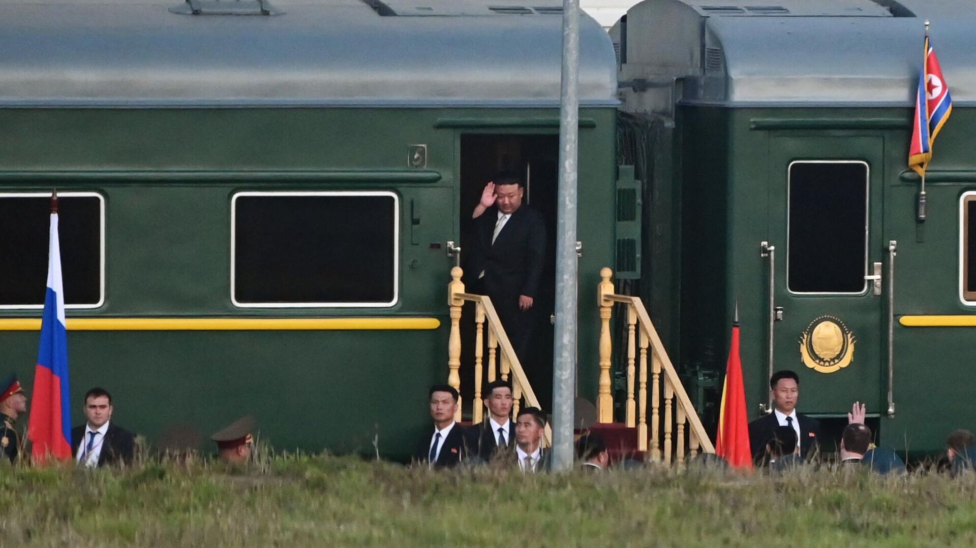 Поезд председателя Государственного совета КНДР Ким Чен Ына - РИА Новости, 1920, 18.09.2023