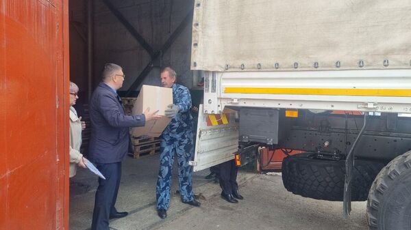 Отправка гуманитарного груза для бойцов в зоне СВО из Омской области