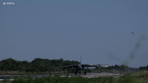 Уничтожение штурмовиками СУ-25СМ опорного пункта ВСУ на Краснолиманском направлении