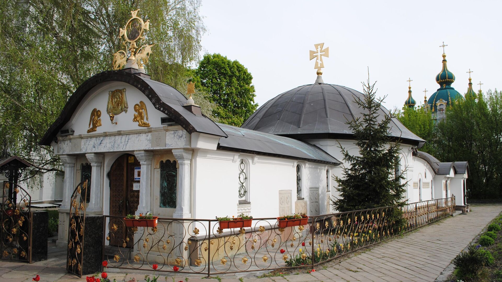 Владимиро-Ольгинский храм Десятинного монастыря в Киеве - РИА Новости, 1920, 02.10.2024