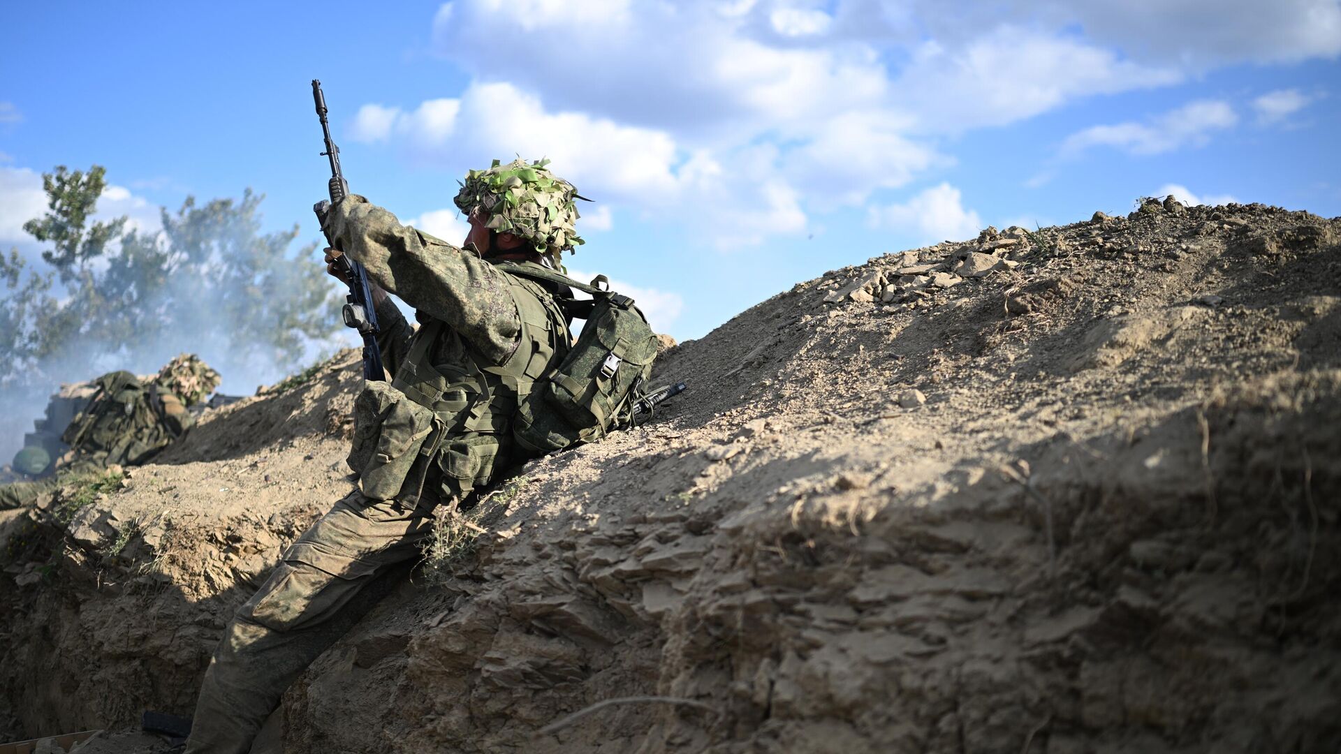 Российский военнослужащий в зоне проведения спецоперации - РИА Новости, 1920, 21.09.2023