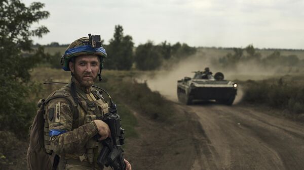 Солдат штурмовой бригады ВС Украины. Архивное фото