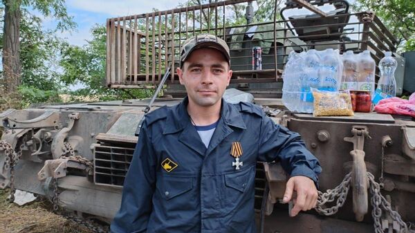 Боец из Хасынского округа Магаданской области Владимир Цацулин, подбивший в зоне СВО несколько украинских бронемашин