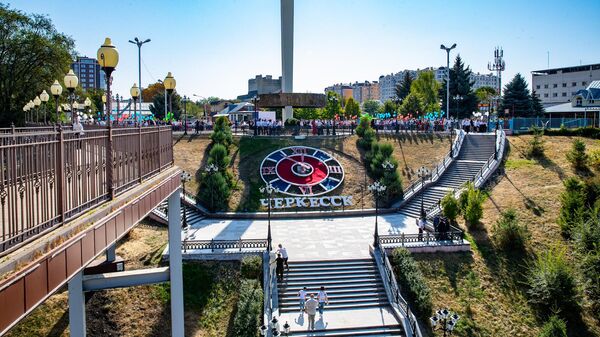 В Карачаево-Черкесской Республике реконструировали каскадную лестницу с полувековой историей
