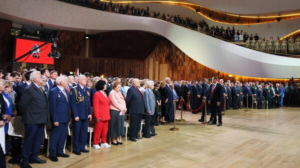 Гости на церемонии официального вступления в должность мэра Москвы Сергея Собянина в Московском концертном зале Зарядье