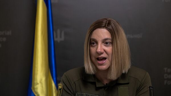Представитель Сил территориальной обороны Украины Сара Эштон-Чирилло