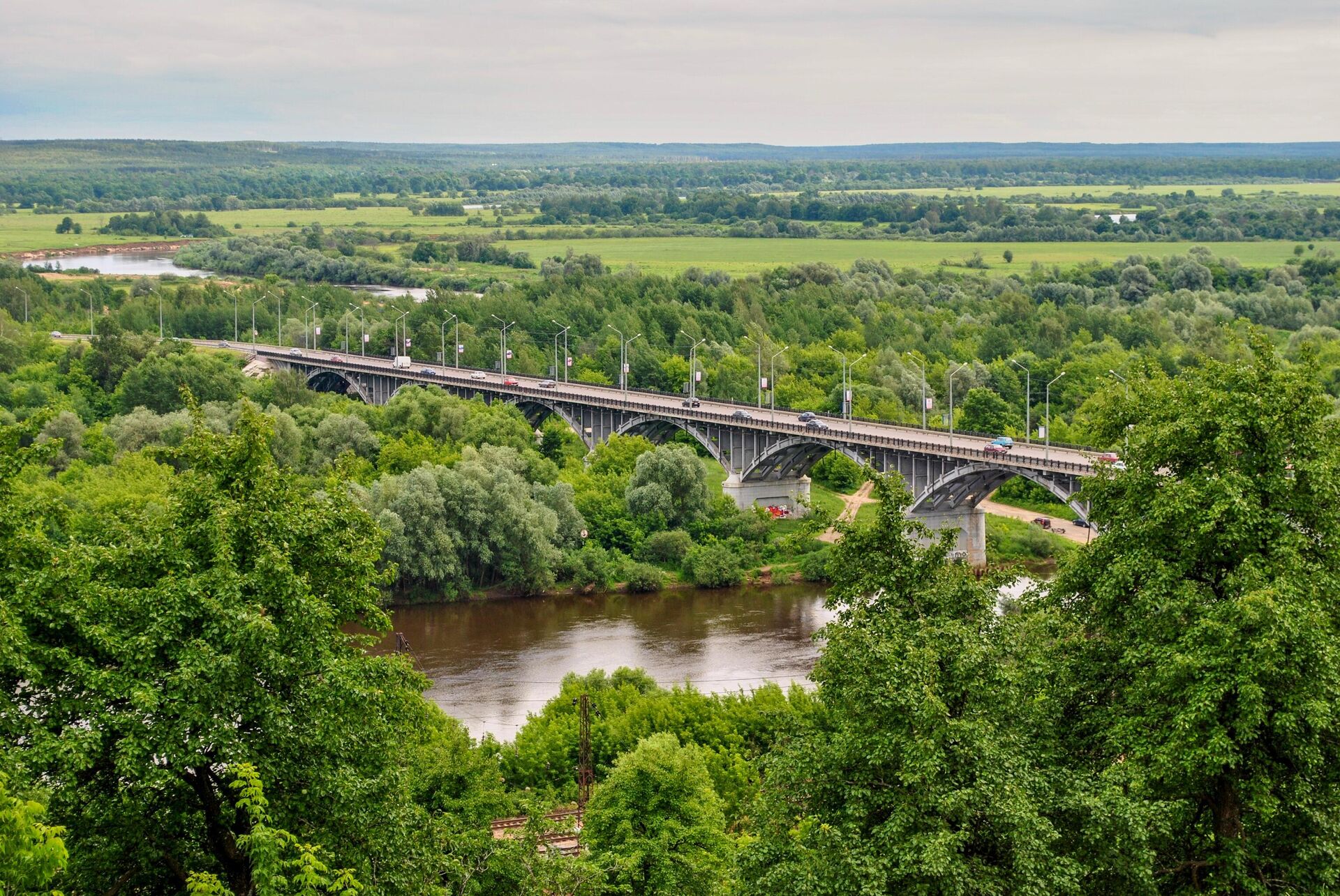 Мост через реку Клязьма во Владимире - РИА Новости, 1920, 19.09.2023