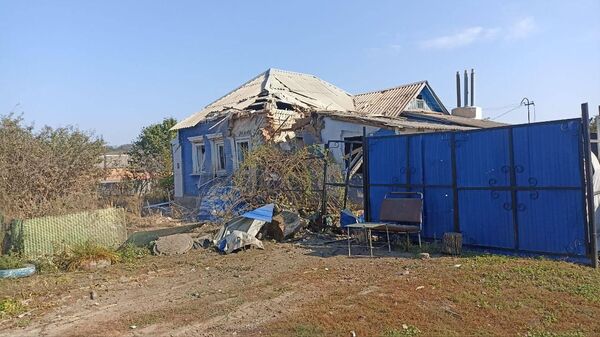 Последствия  села Максимовка Белгородской области со стороны ВСУ