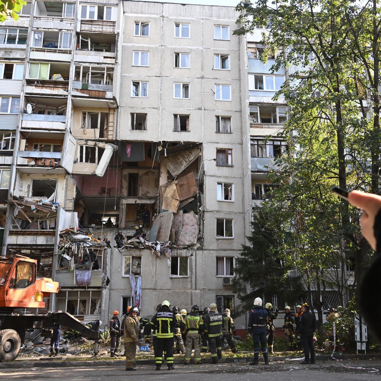 В соседнем с пострадавшим от взрыва газа доме в Балашихе начнут замену окон  - РИА Новости, 20.09.2023