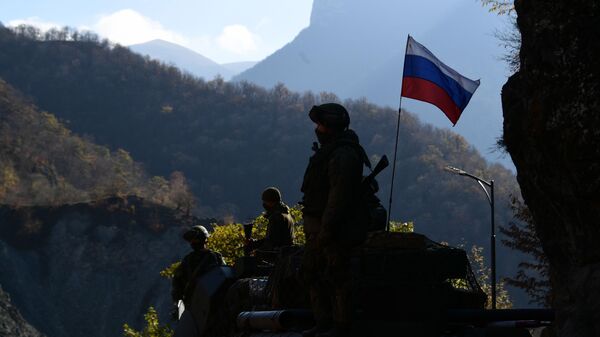 Миротворцы защищают мирное население Карабаха, заявили в посольстве России