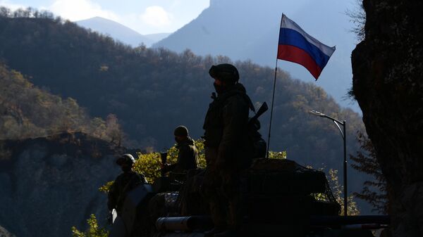 Российские миротворцы в Нагорном Карабахе. Архивное фото