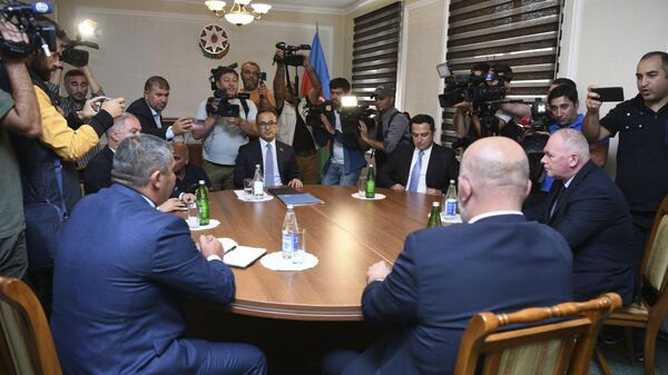 Встреча представителей Азербайджана и карабахских армян в Евлахе