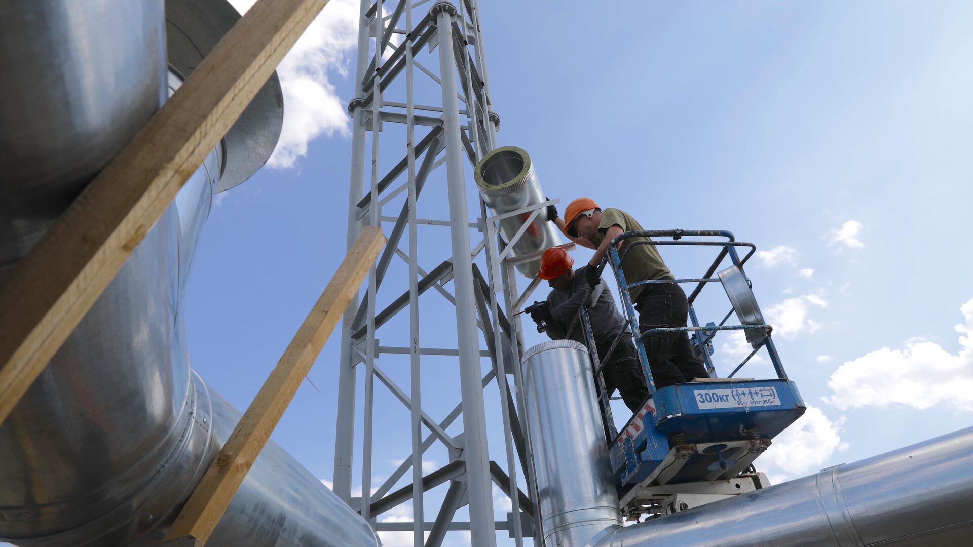 Специалисты Мосгаза восстанавливают объекты в Донецке - РИА Новости, 1920, 21.09.2023