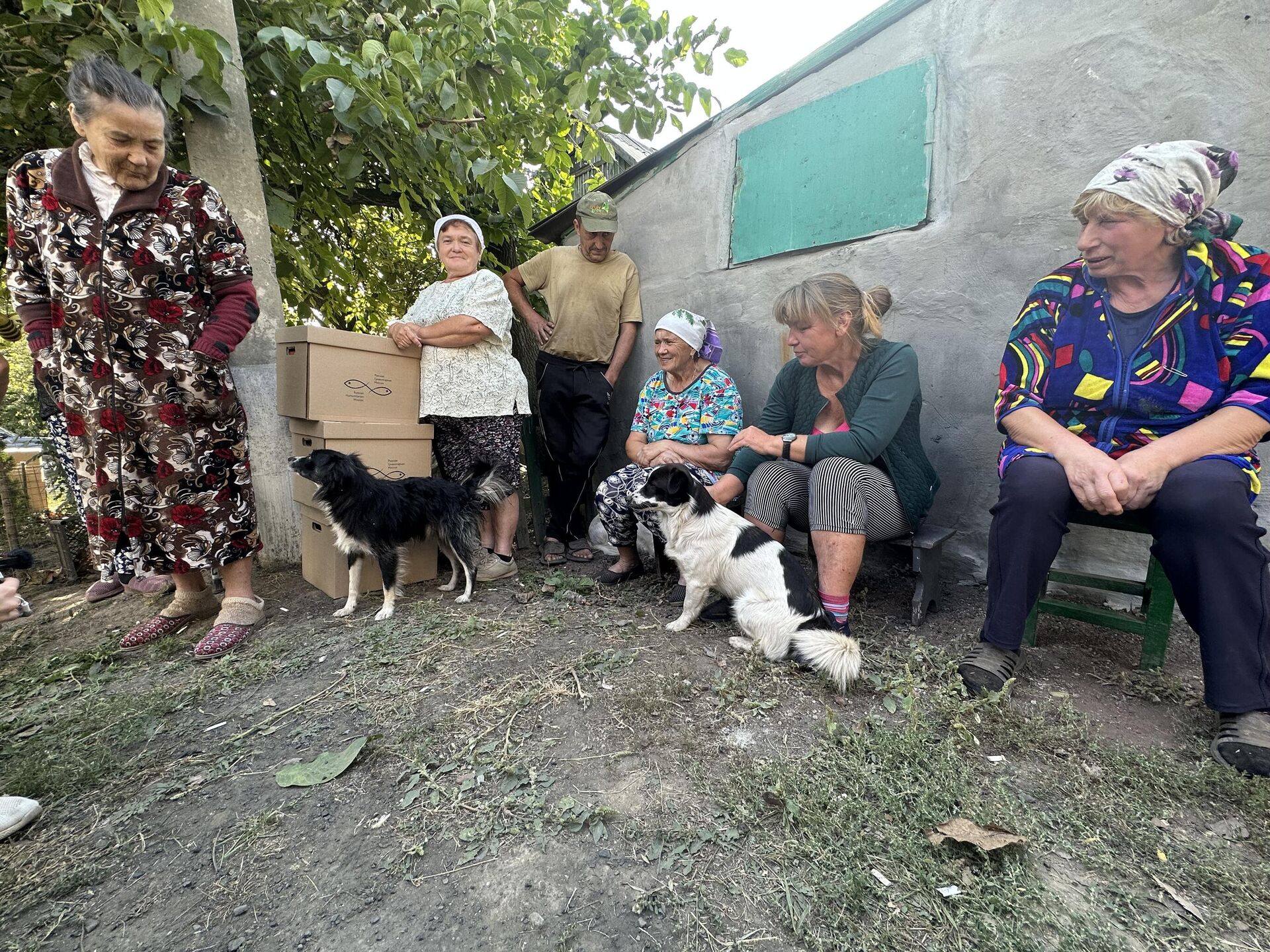 Жители села Орехово