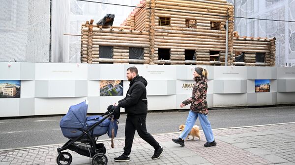 Сруб усадьбы купца Масягина в Старомонетном переулке в Москве