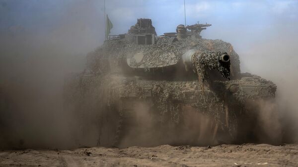 Боевой танк немецкой армии Leopard 2