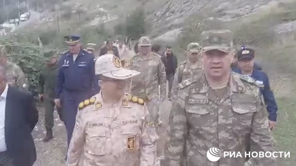 Иностранные военные атташе, прибывшие в Степанакерт (Ханкенди)