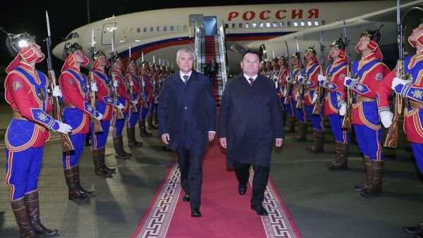 Делегация Государственной Думы во главе с Председателем ГД Вячеславом Володиным прибыла с официальным визитом в Монголию. 23 сентября 2023