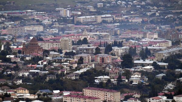 Вид на город Степанакерт
