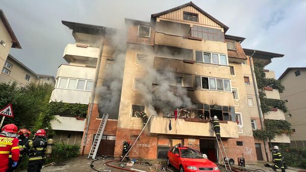 Взрыв в многоквартирном доме в румынском городе Сибиу