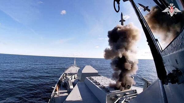 Корвет Стойкий Балтийского флота выполнил ракетные стрельбы в Балтийском море 