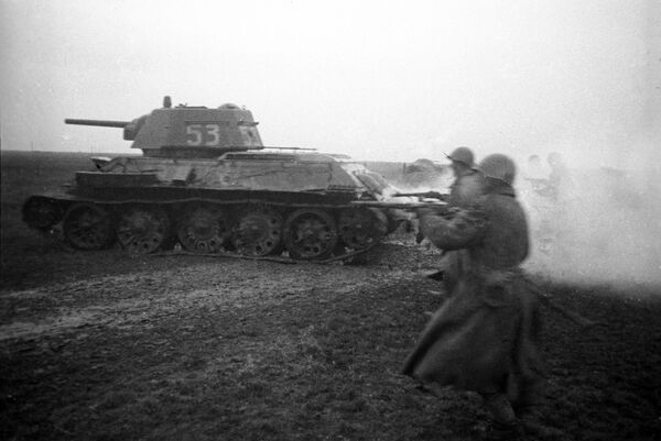4-й Украинский фронт в наступлении вблизи Мелитополя. Октябрь 1943 года