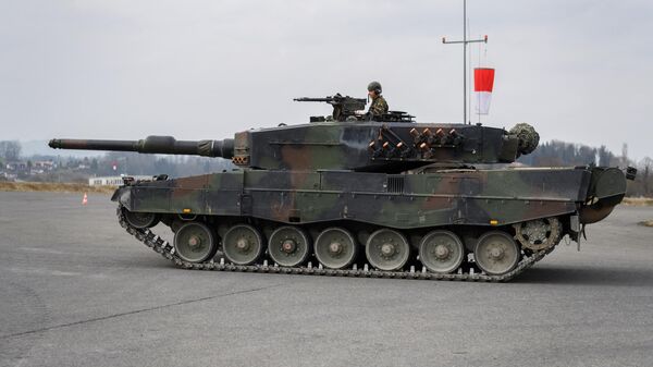 Танк Leopard 2 швейцарской армии