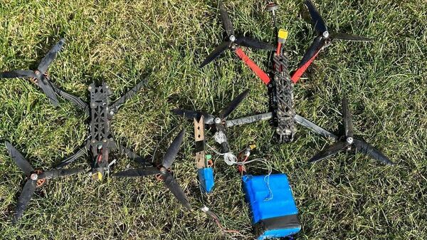 Украинские дроны-камикадзе, сбитые в Курской области