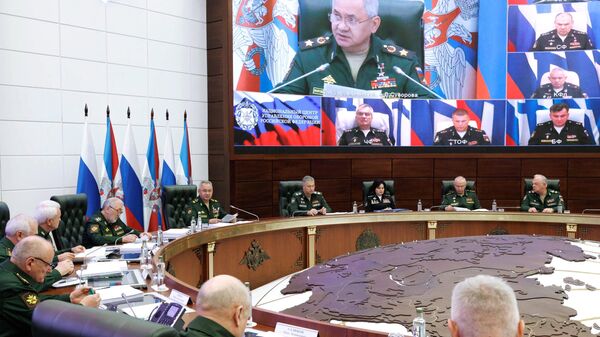 Заседание коллегии Министерства обороны России