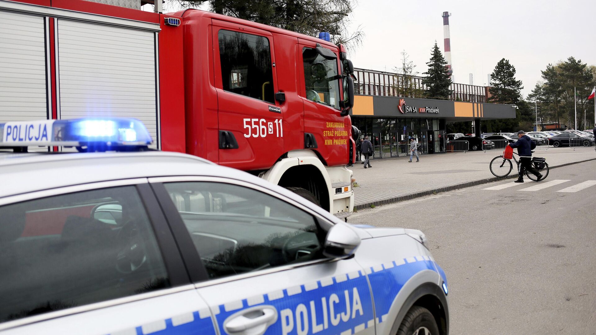 Автомобили полиции и пожарной службы в Польше - РИА Новости, 1920, 07.06.2024