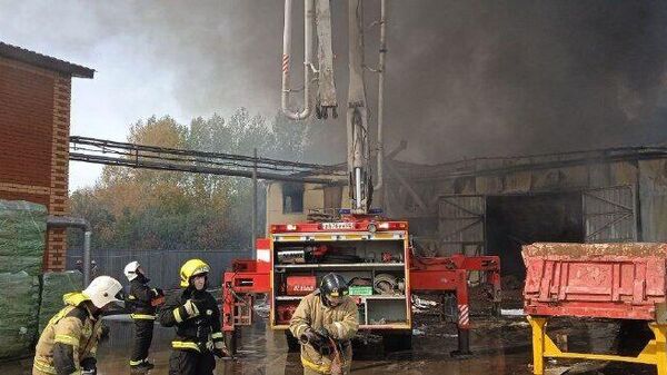 Пожар на складе с химикатами в Башкортостане. 27 сентября 2023