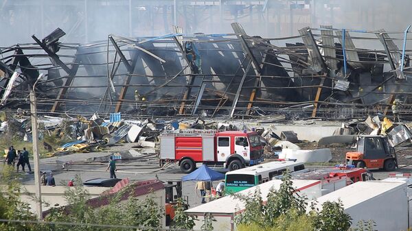 Пожар на складе в Ташкенте. 28 сентября 2023