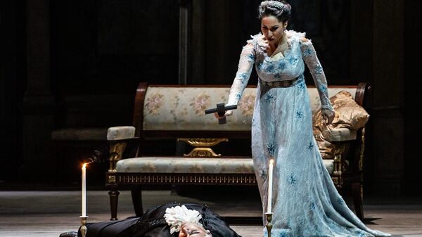 Светлана Касьян в спектакле Тоска на сцене Римской оперы