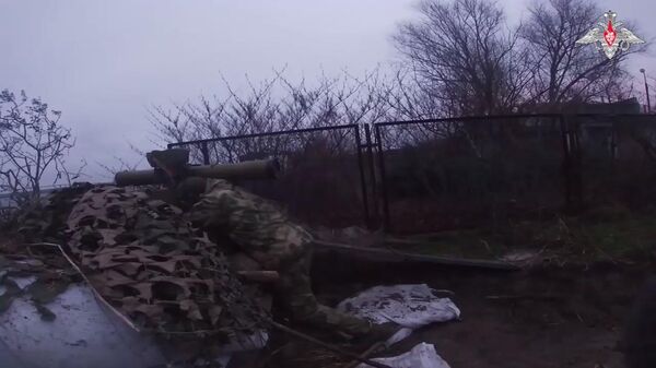Уничтожение пункта ВСУ в районе Антоновского моста