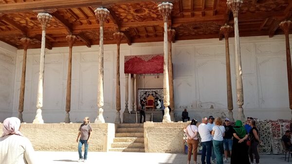Цитадель Арк, коронационный (или тронный) зал, Бухара