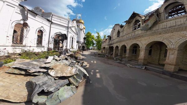 Свято-Успенский Николо-Васильевский монастырь в Волновахском районе ДНР