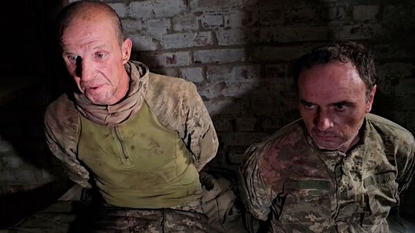 Украинские военные, взятые в плен под Артемовском
