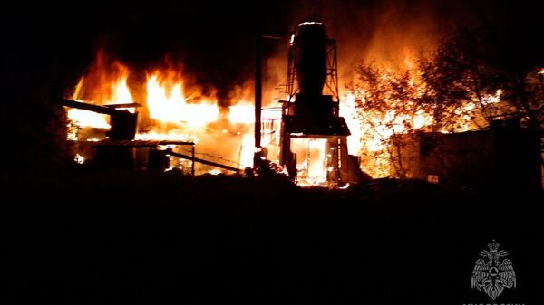 Пожар на производстве тары в Кирове. 2 октября 2023