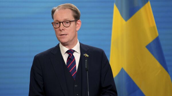 Министр иностранных дел Швеции Тобиас Билльстрём