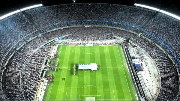 Стадион Монументаль в Буэнос-Айресе в Аргентине