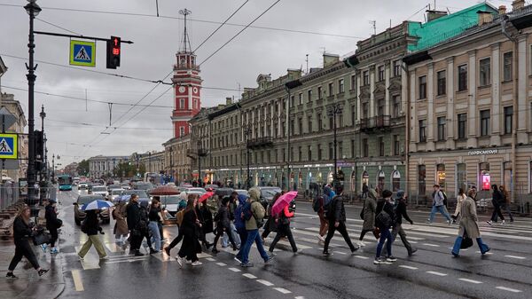 Дождь в Санкт-Петербурге