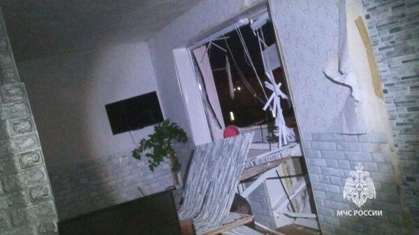 Последствия взрыва газа в многоэтажном доме в башкирском городе Янаул