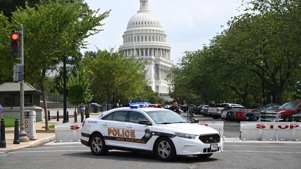 Автомобиль полиции в Вашингтоне, США