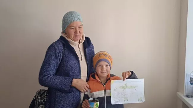 Первоклассник из Башкирии, сделавший окопную свечу для бойцов на передовой