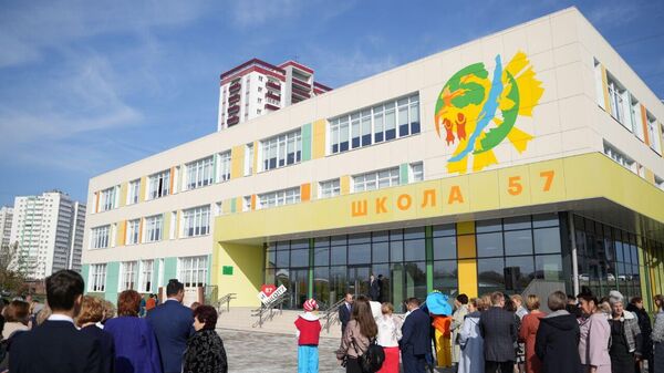 Новый корпус начальных классов средней школы № 57 в Иркутске