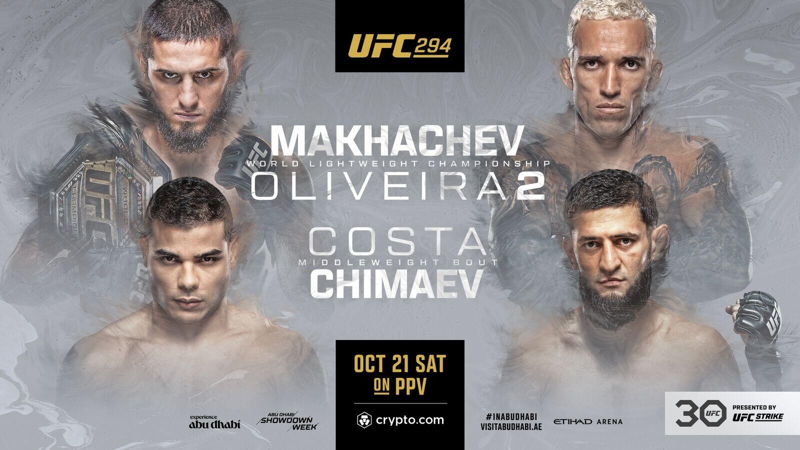 Официальный постер UFC 294 - РИА Новости, 1920, 29.09.2023