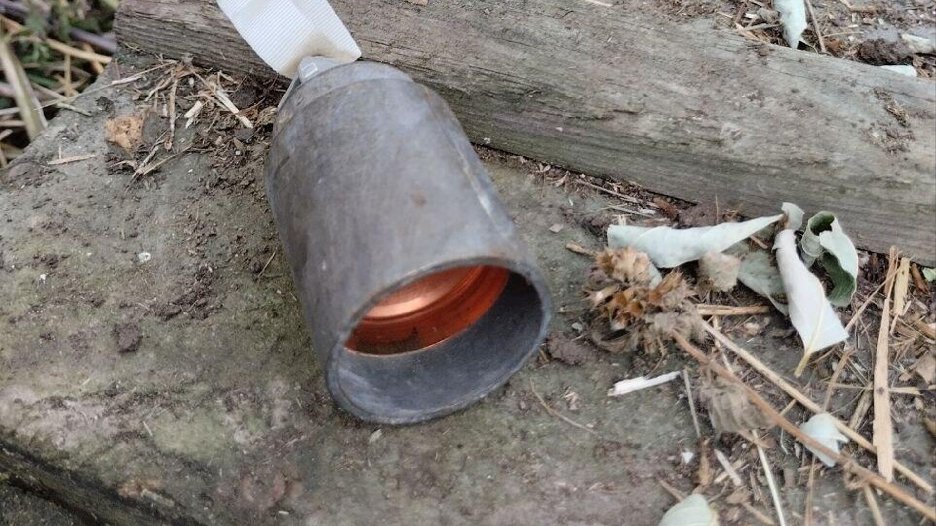 Один из кассетных боеприпасов ВФУ, от которых пострадали подростки в Калининском районе Горловки - РИА Новости, 1920, 05.10.2023